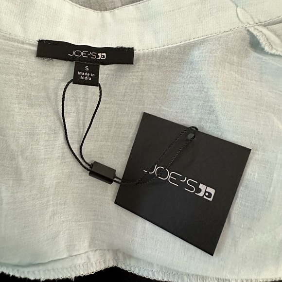 Joe’s Women’s Aurora Blue Sheer Button Up Long Sleeve Top. Size Small. NWT!!! - Picture 15 of 16